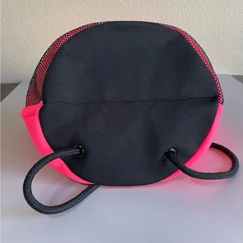 NWOT Victoria’s Secret neoprene Hot pink bucket backpack. - Picture 7 of 7
